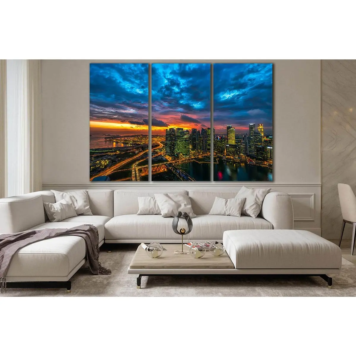 Beautiful Urban Sunset №Sl335 Ready To Hang Canvas Print 5