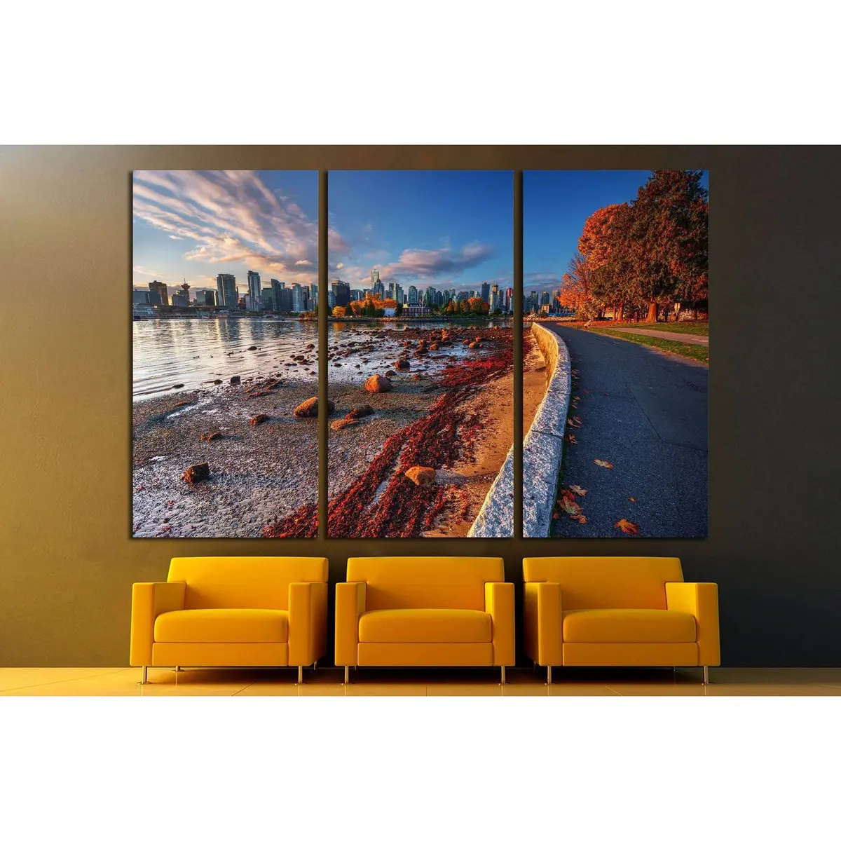 Beautiful Vancouver №2182 Ready To Hang Canvas Print 5