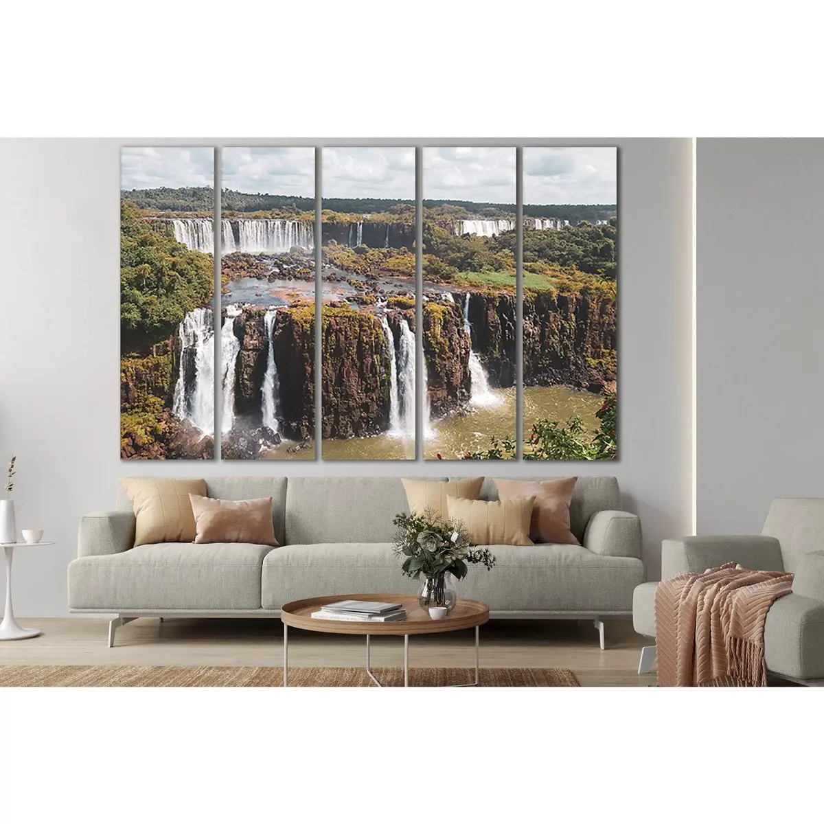 Stunning Iguazu Falls Canvas Art Print №SL456 – Premium Ready-to-Hang Wall Decor - Image 3