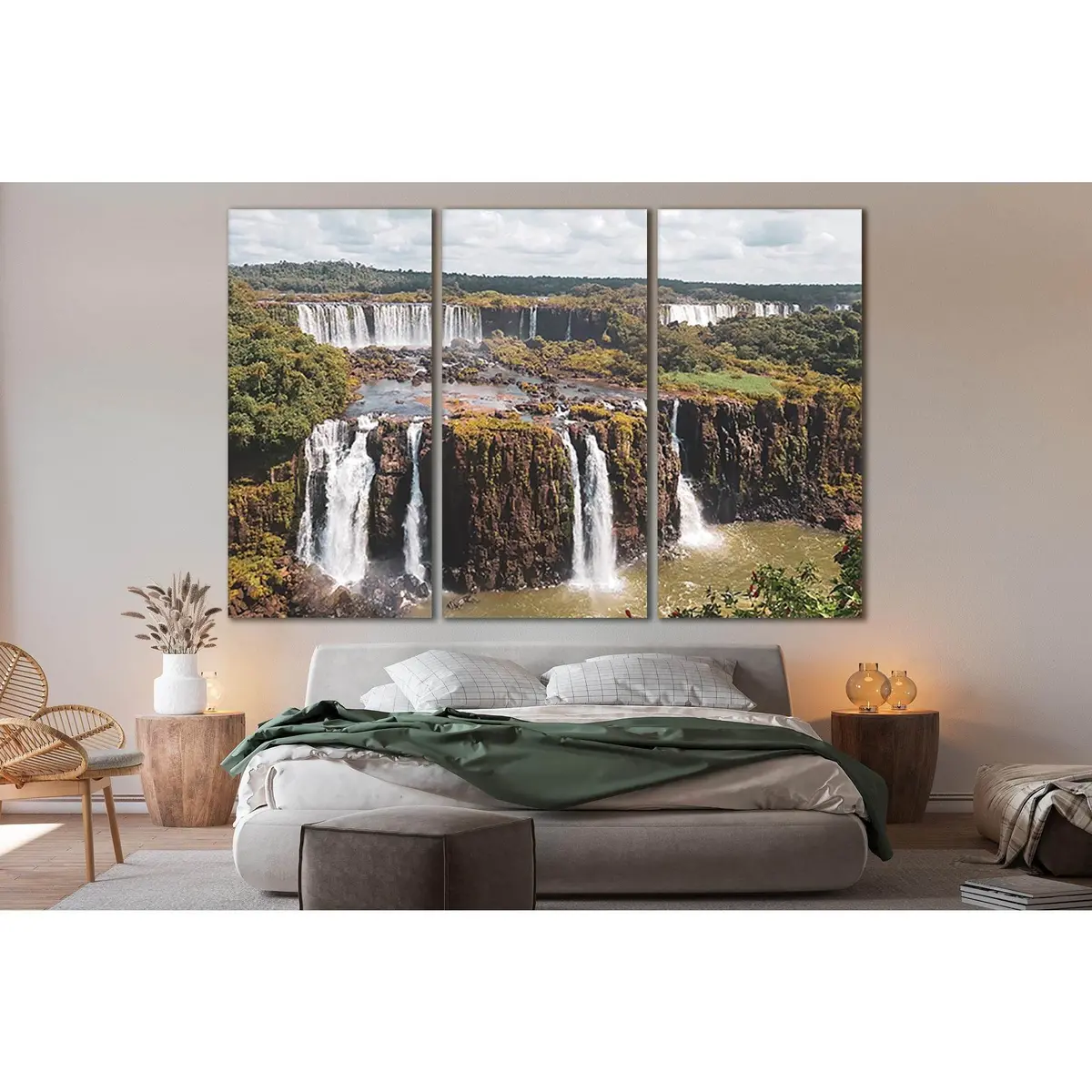 Beautiful Waterfall Iguazu №Sl456 Ready To Hang Canvas Print 5