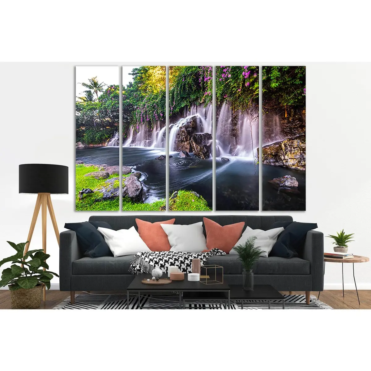 Stunning Hawaii Waterfall Canvas Art №SL493 – Premium Ready-to-Hang Wall Decor - Image 3
