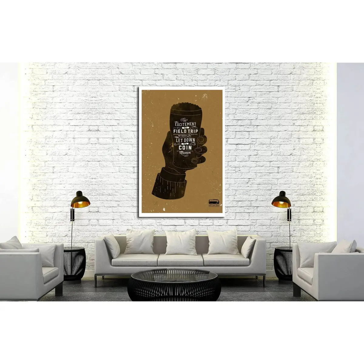 Beer №3420 Ready To Hang Canvas Print 2