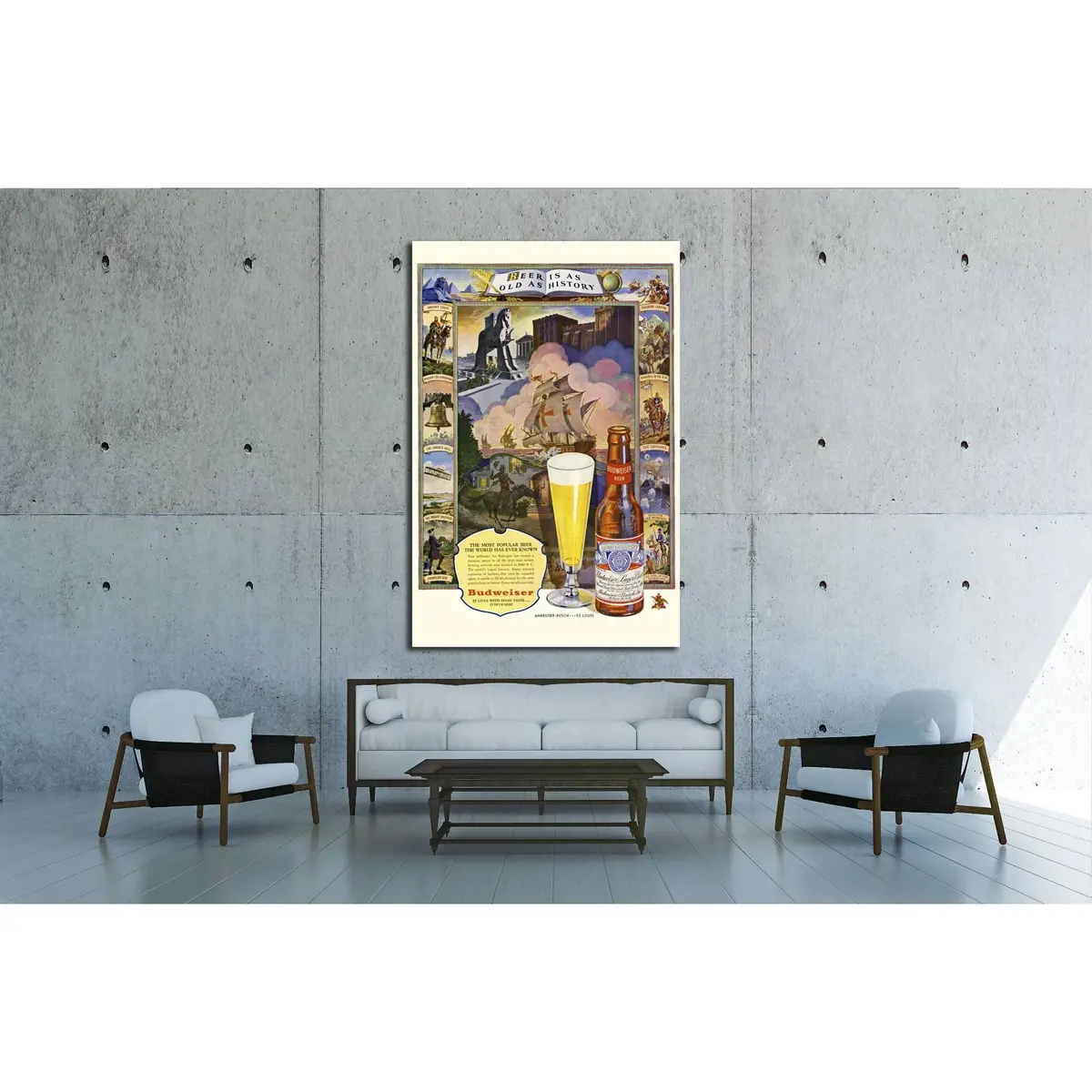 Beer №3432 Ready To Hang Canvas Print 2