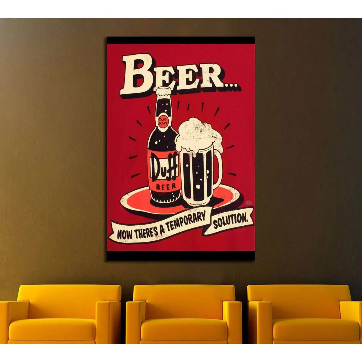 Beer №3433 Ready To Hang Canvas Print 1