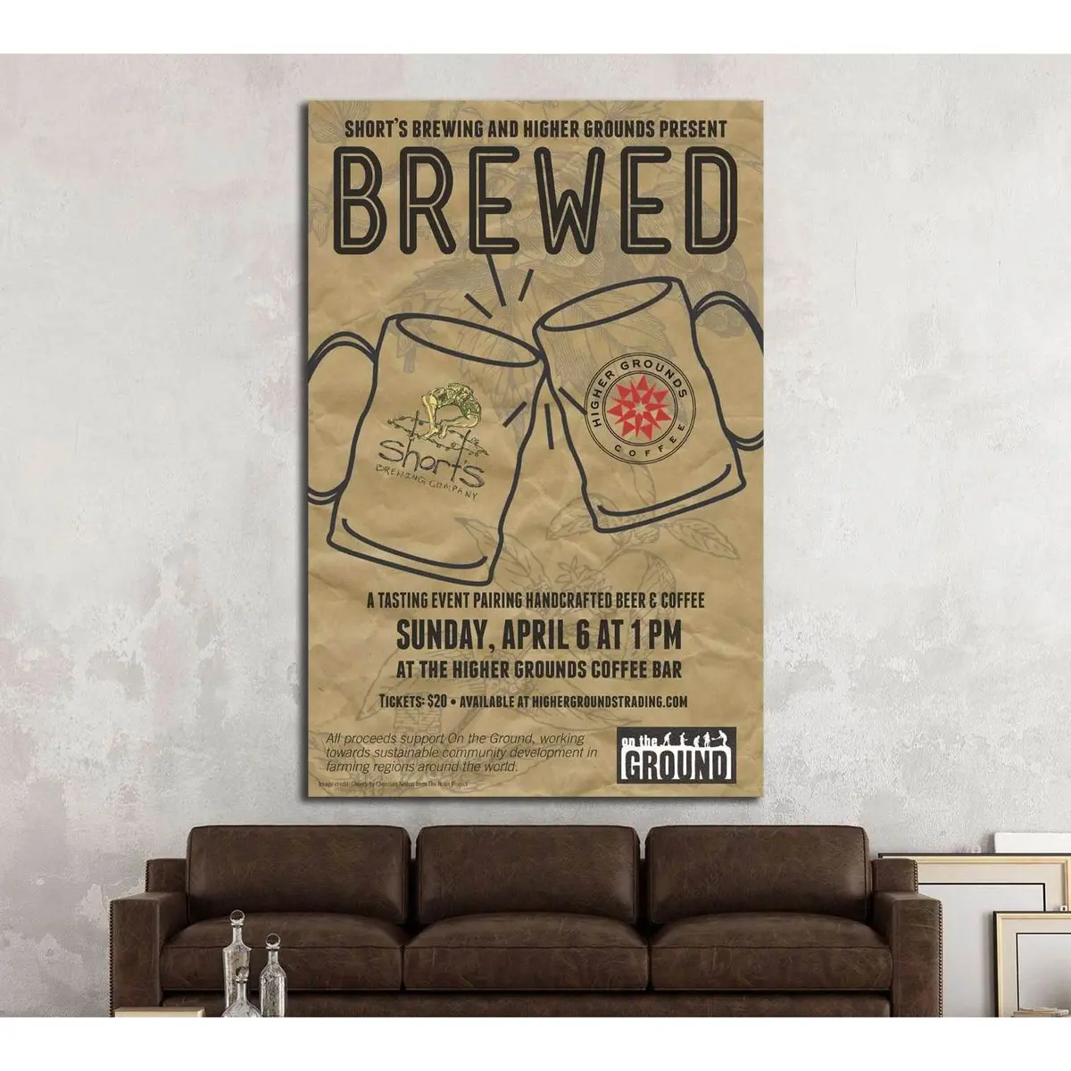 Beer №3446 Ready To Hang Canvas Print 1