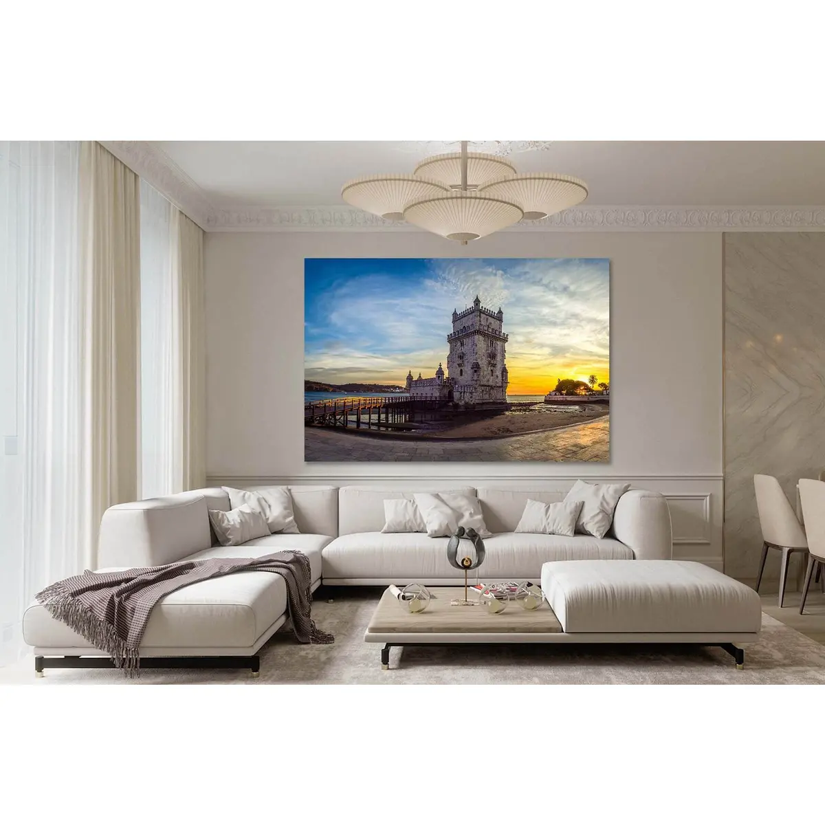 Belem Tower №D1219 Ready To Hang Canvas Print 1