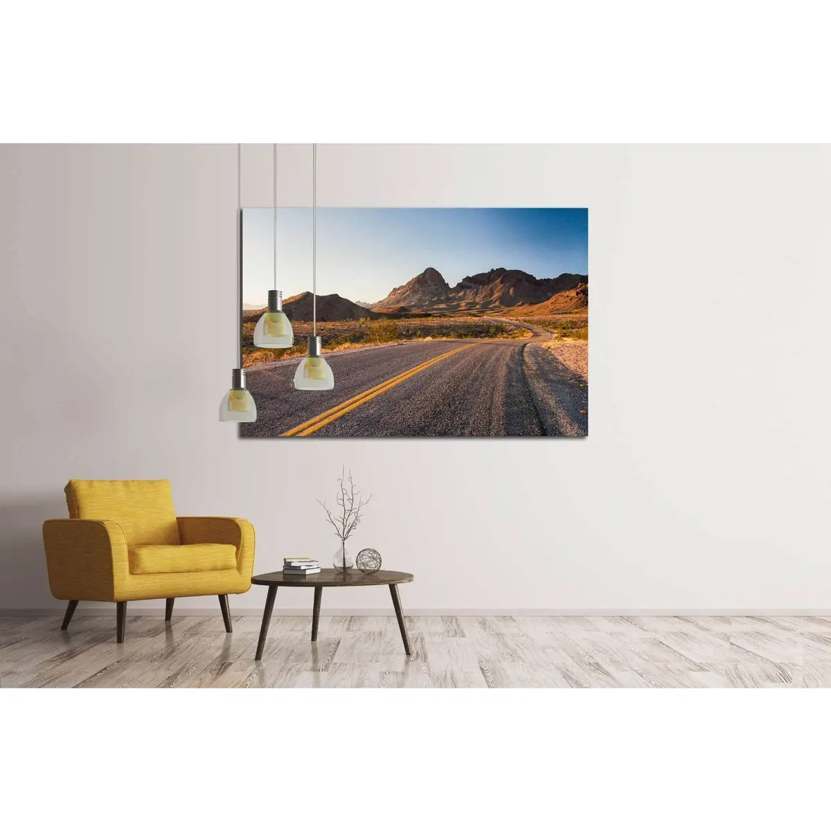 Beutiful Stretch Of Historic Route 66 №2106 Ready To Hang Canvas Print 3
