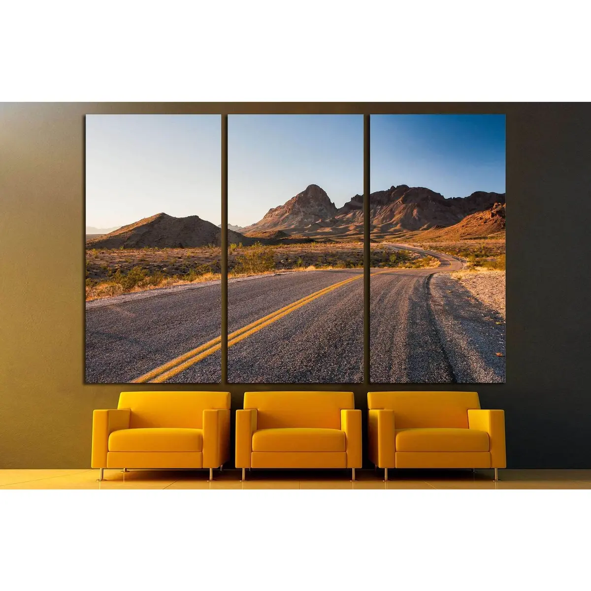 Beutiful Stretch Of Historic Route 66 №2106 Ready To Hang Canvas Print 5