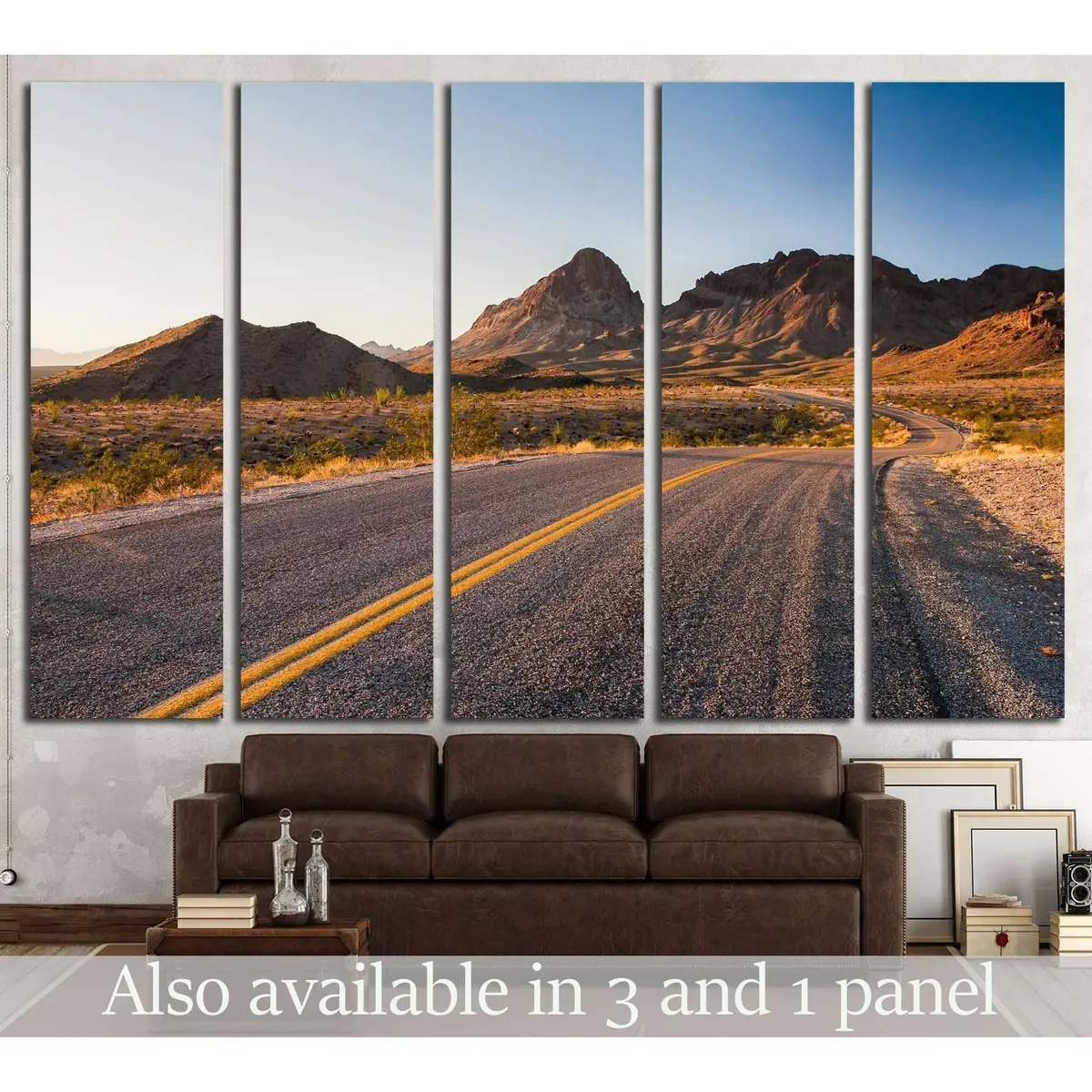 Scenic Route 66 Canvas Art Print #2106 – Historic Highway Wall Decor