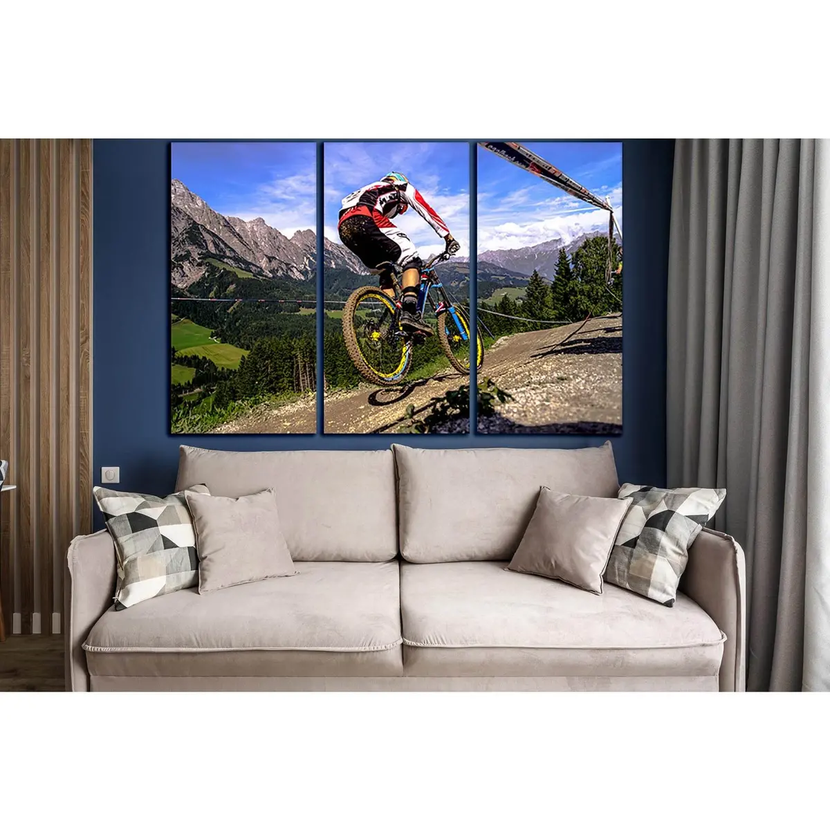 Bicycle In The Mountains №Sl934 Ready To Hang Canvas Print 5