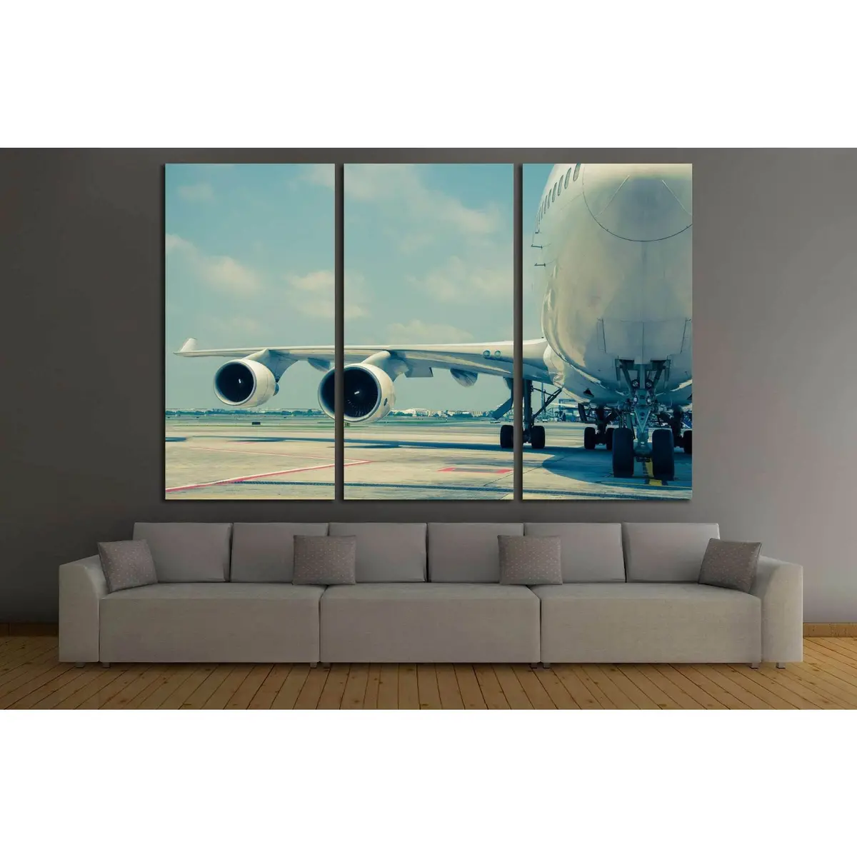 Big Airplane №141 Ready To Hang Canvas Print 5