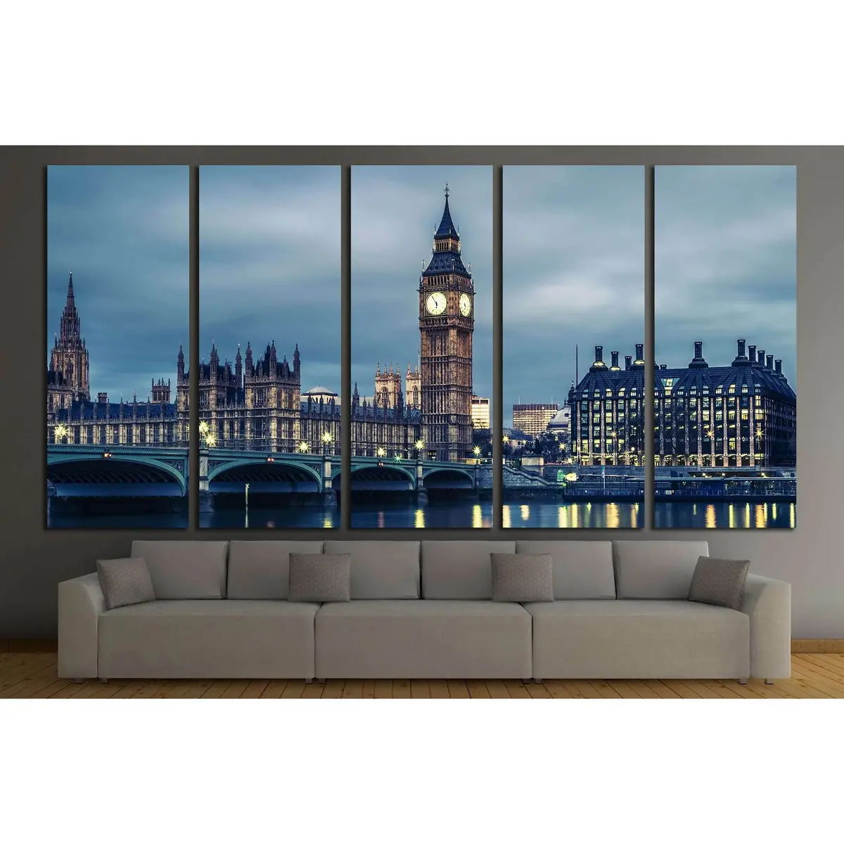 Big Ben & UK Parliament Canvas Wall Art – Ready-to-Hang Decor - Image 3