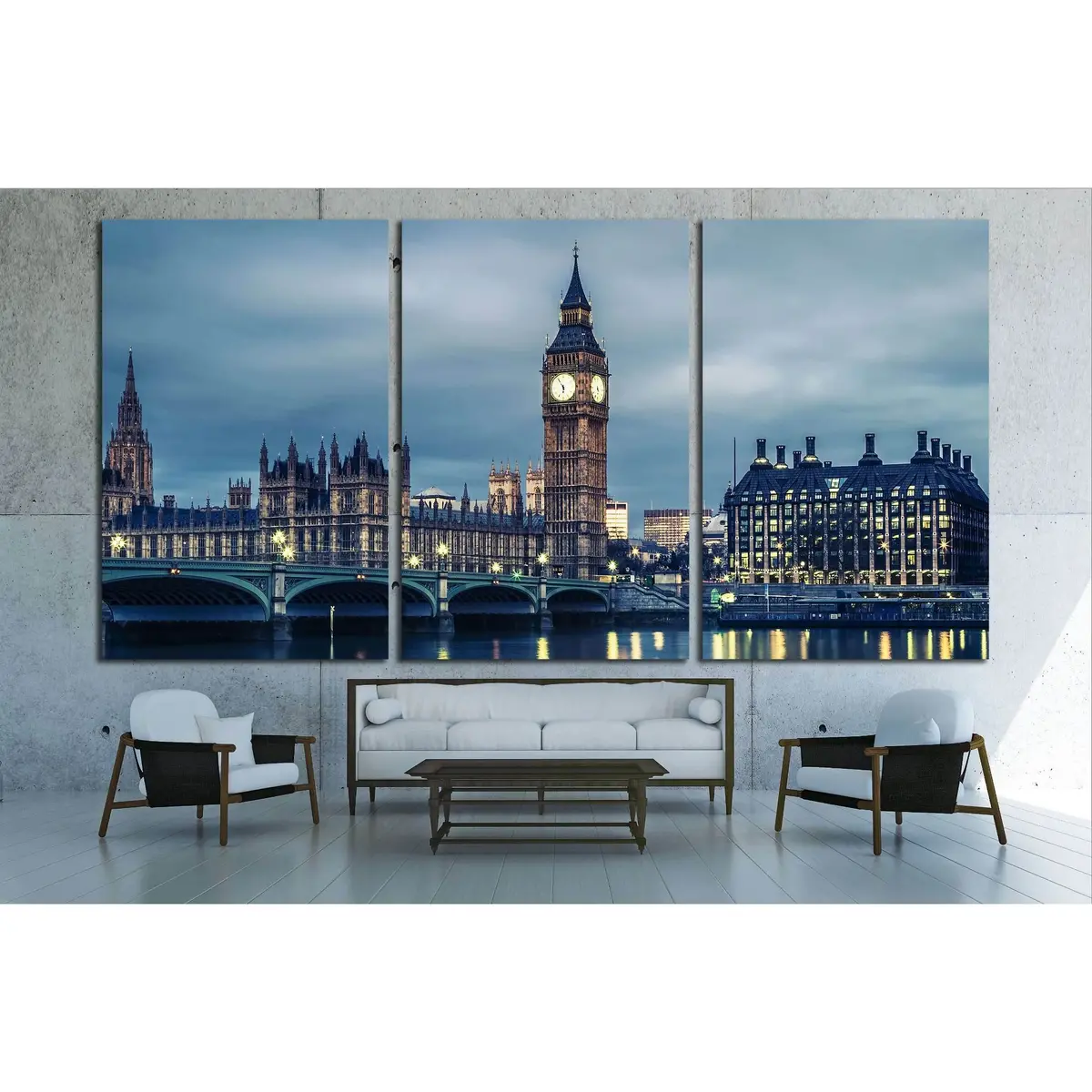 Big Ben And House Of Parliament №2711 Ready To Hang Canvas Print 5