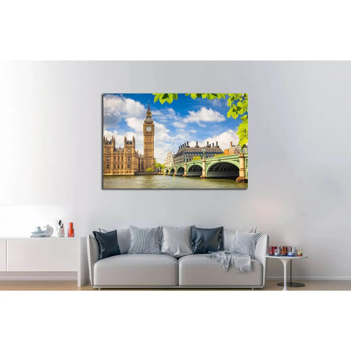 Big Ben in Summer, London — Premium Ready-to-Hang Canvas Wall Art #561 - Image 2