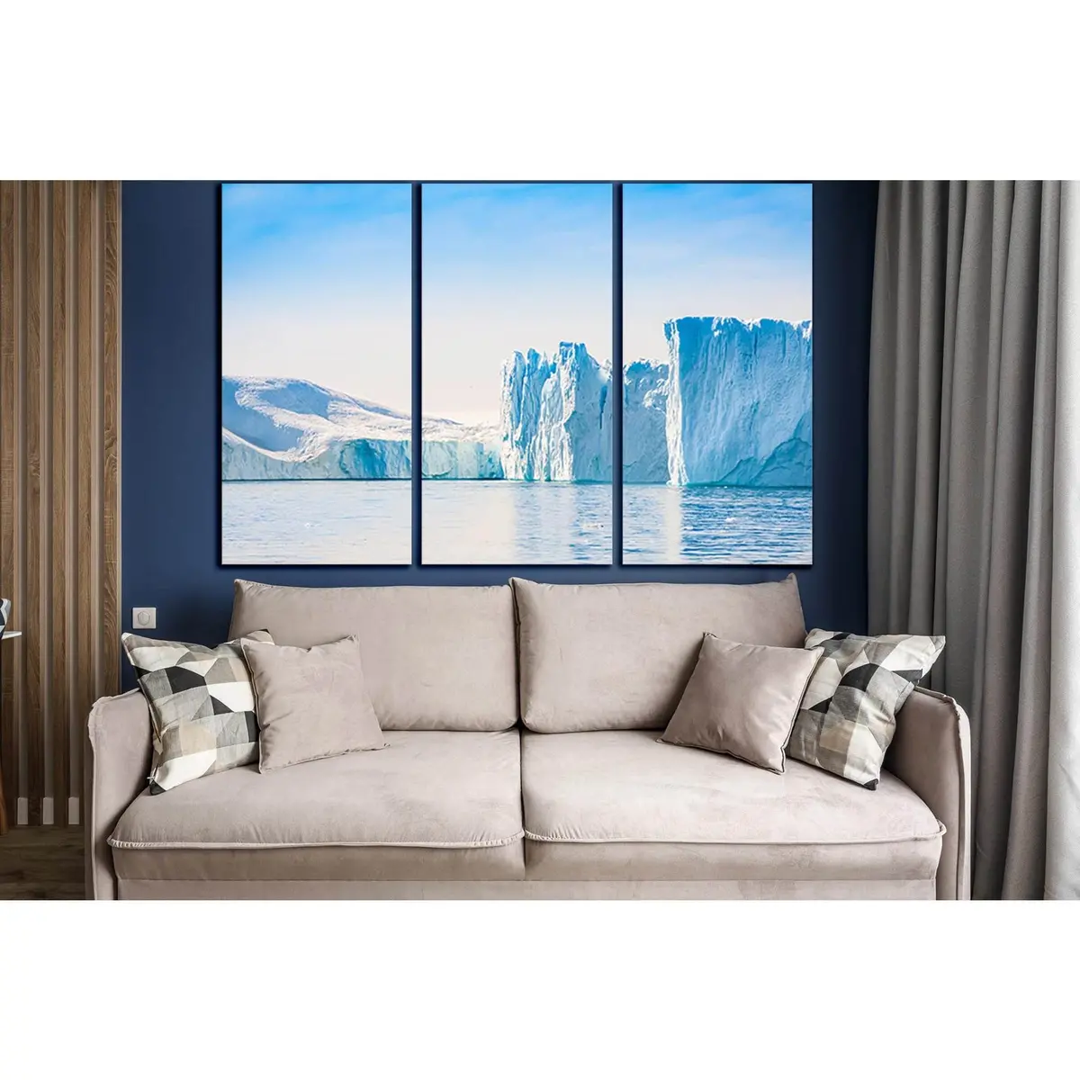 Big Blue Icebergs №Sl1323 Ready To Hang Canvas Print 5