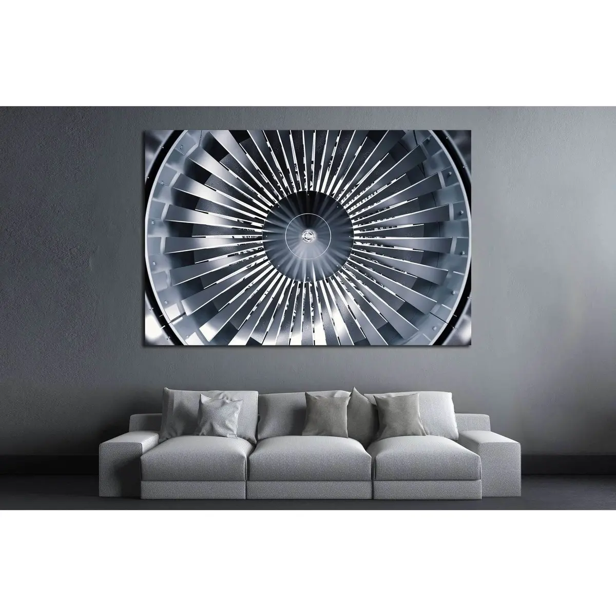 Big Propeller №176 Ready To Hang Canvas Print 2