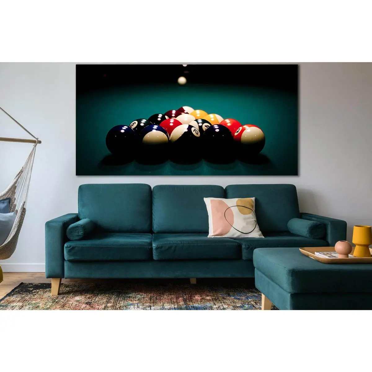 Billiard Balls Start Game №Sl949 Ready To Hang Canvas Print 2