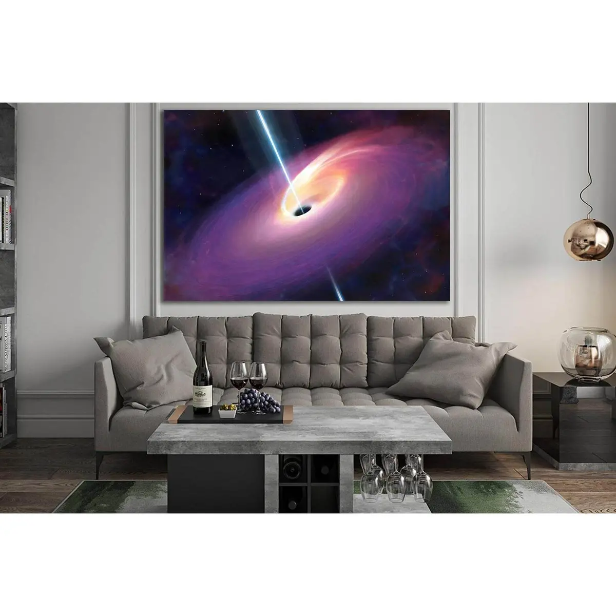 Black Hole In Space №Sl974 Ready To Hang Canvas Print 1