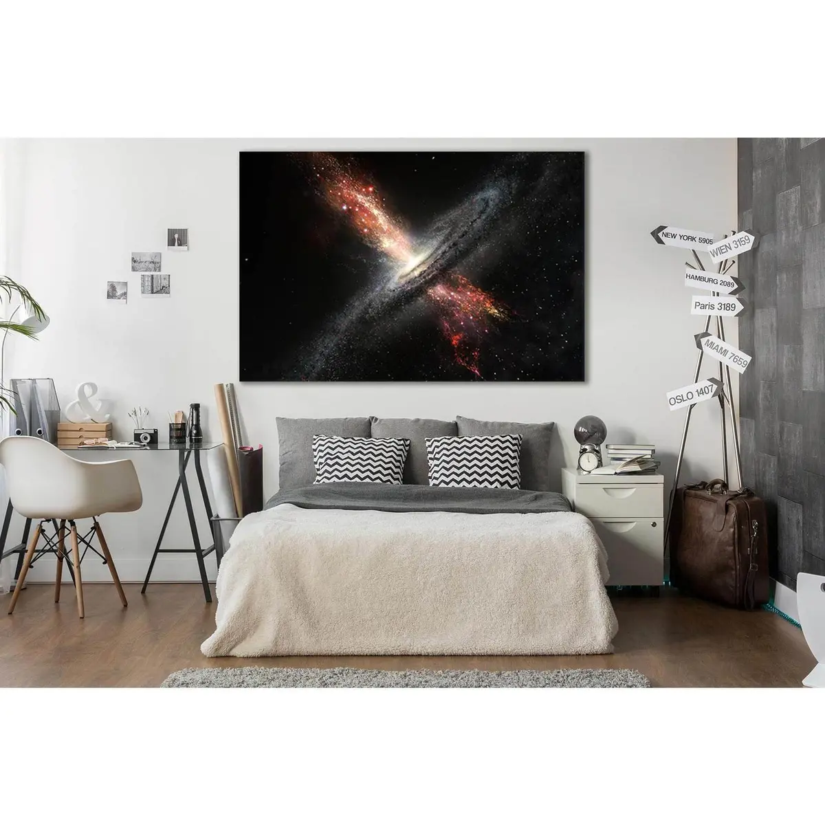Black Hole In The Galaxy №Sl411 Ready To Hang Canvas Print 2