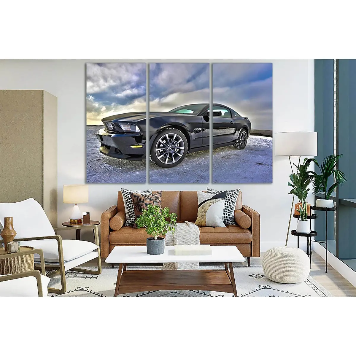 Black Sports Car №Sl791 Ready To Hang Canvas Print 5
