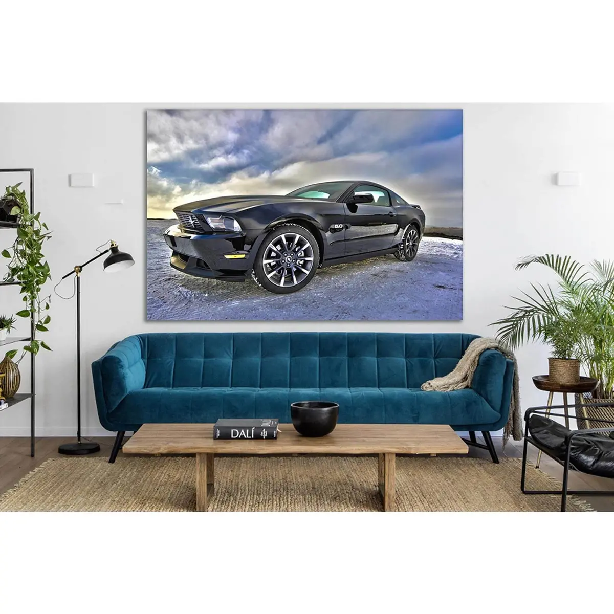 Black Sports Car №Sl791 Ready To Hang Canvas Print 1