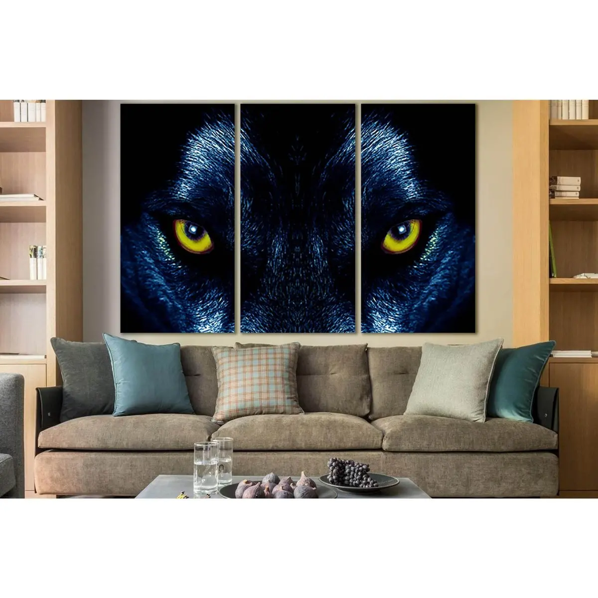 Black Wolf Gaze №Sl1536 Ready To Hang Canvas Print 5
