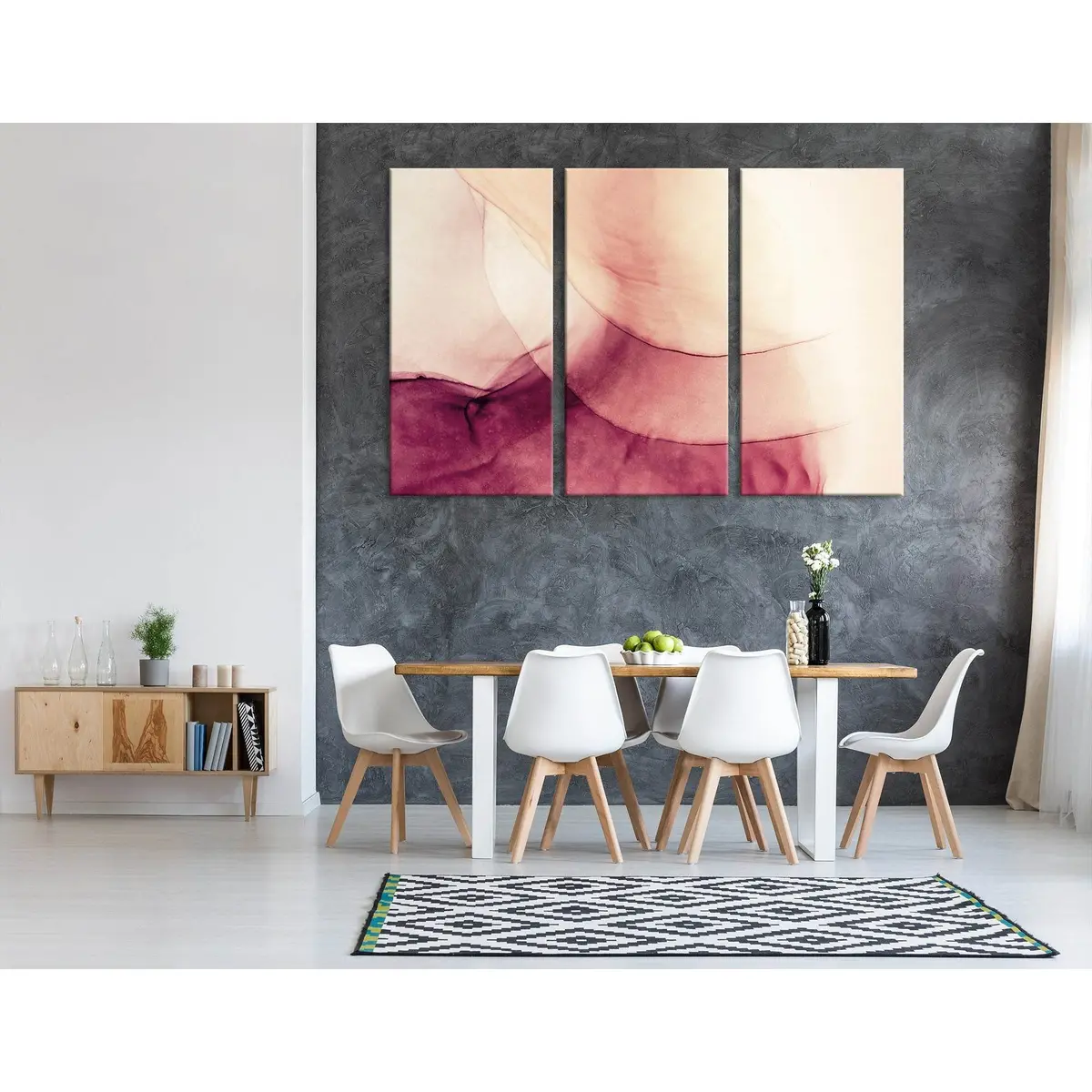 Blooming Flower Abstract №04311 Ready To Hang Canvas Print 5