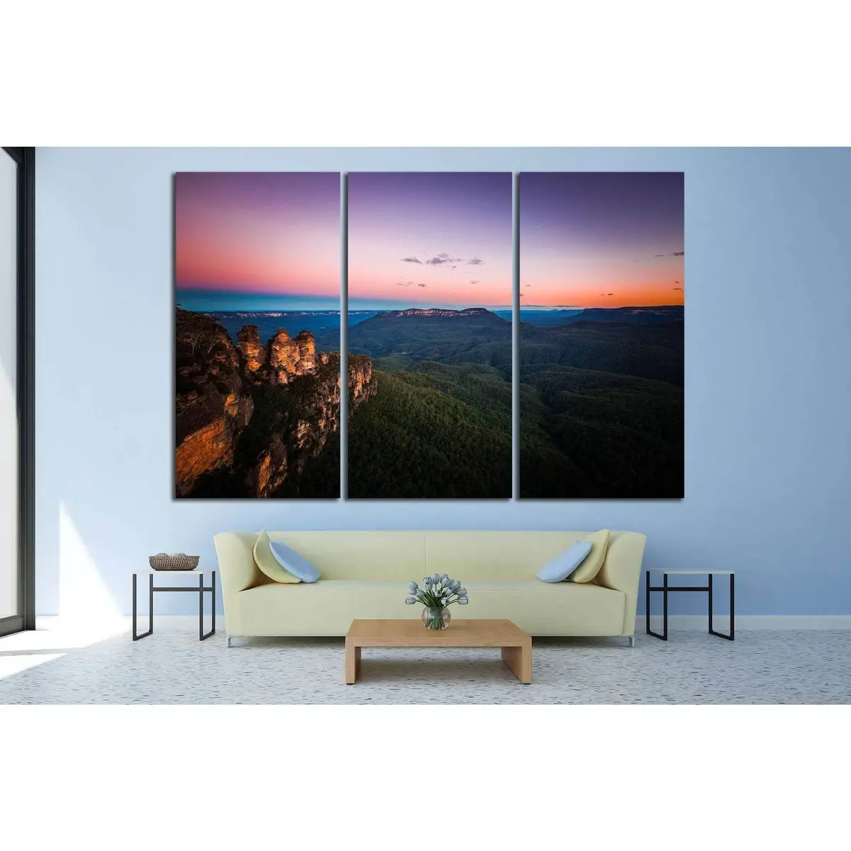 Blue Mountain, Australia №748 Ready To Hang Canvas Print 5