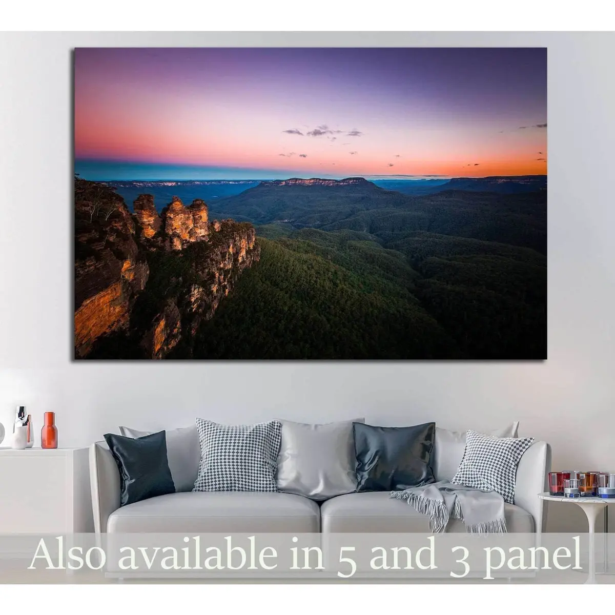 Blue Mountain, Australia №748 Ready To Hang Canvas Print 1