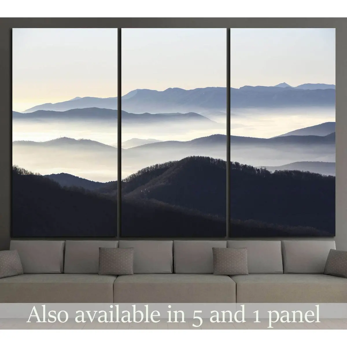 Blue Mountains №1309 Ready To Hang Canvas Print 5