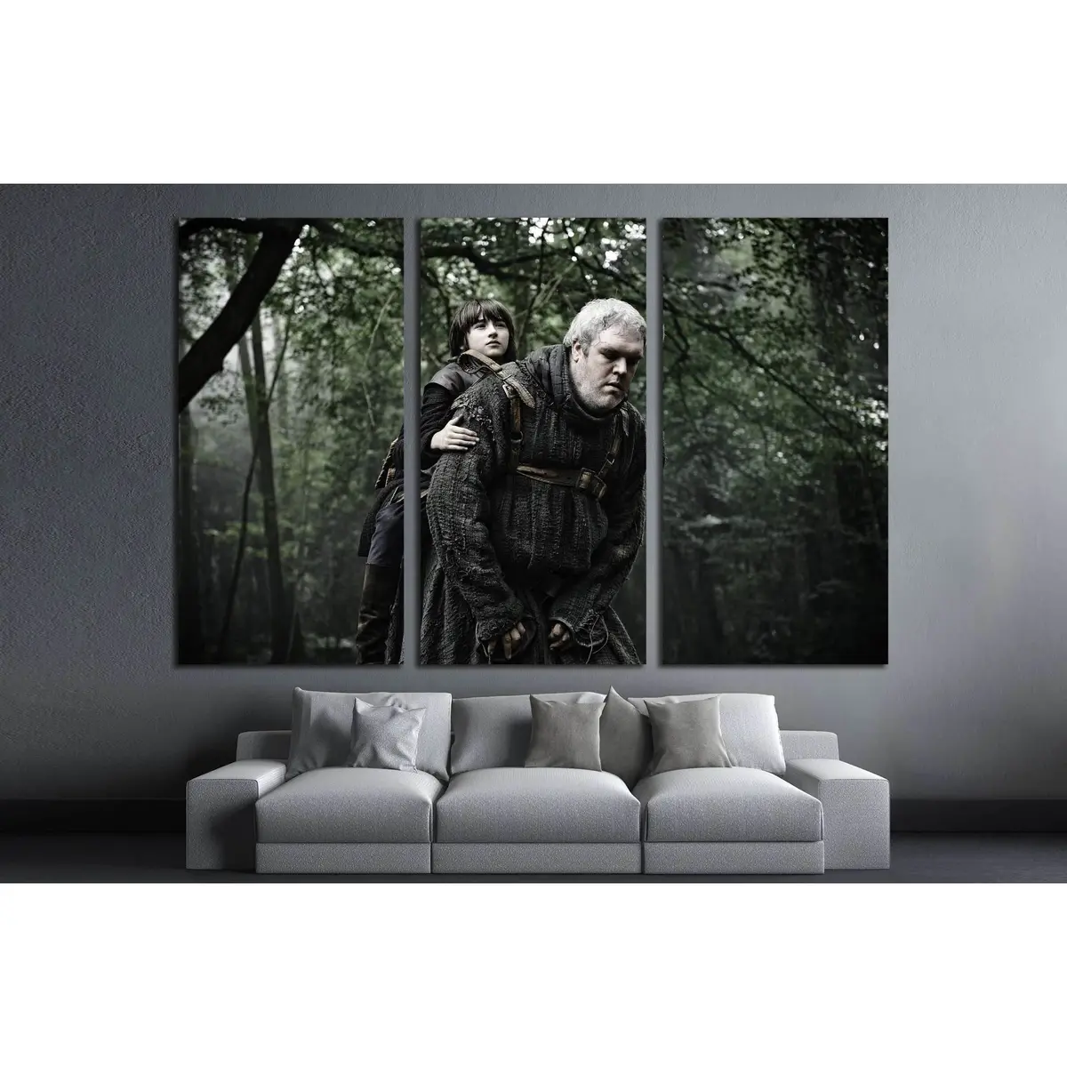 Bran Stark And Hodor №3333 Ready To Hang Canvas Print 5