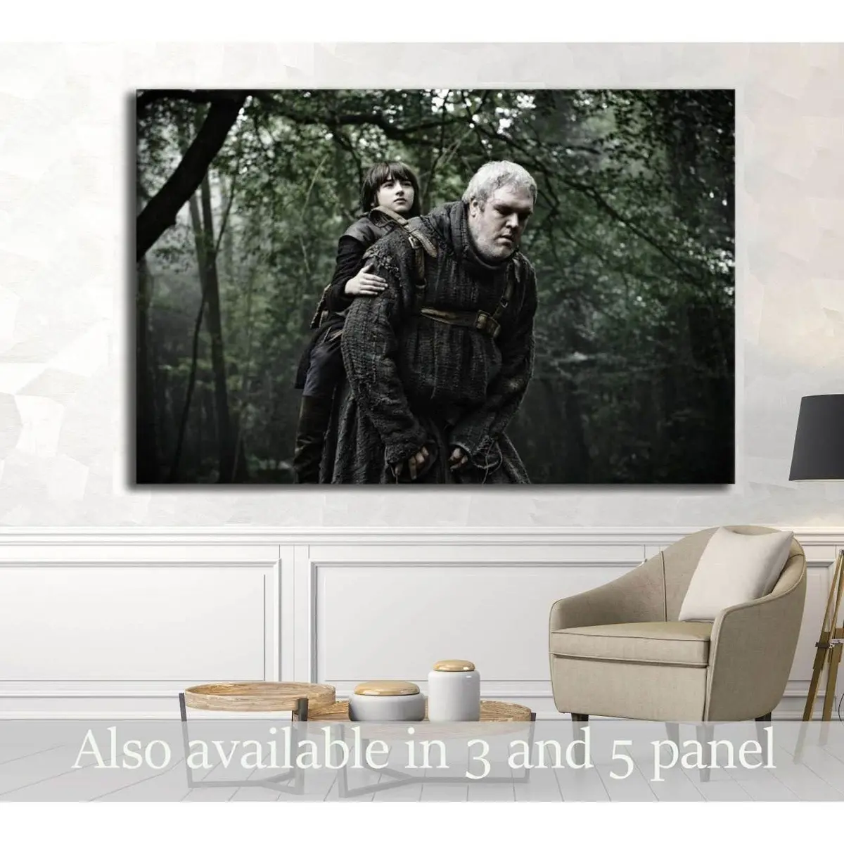 Bran Stark And Hodor №3333 Ready To Hang Canvas Print 1