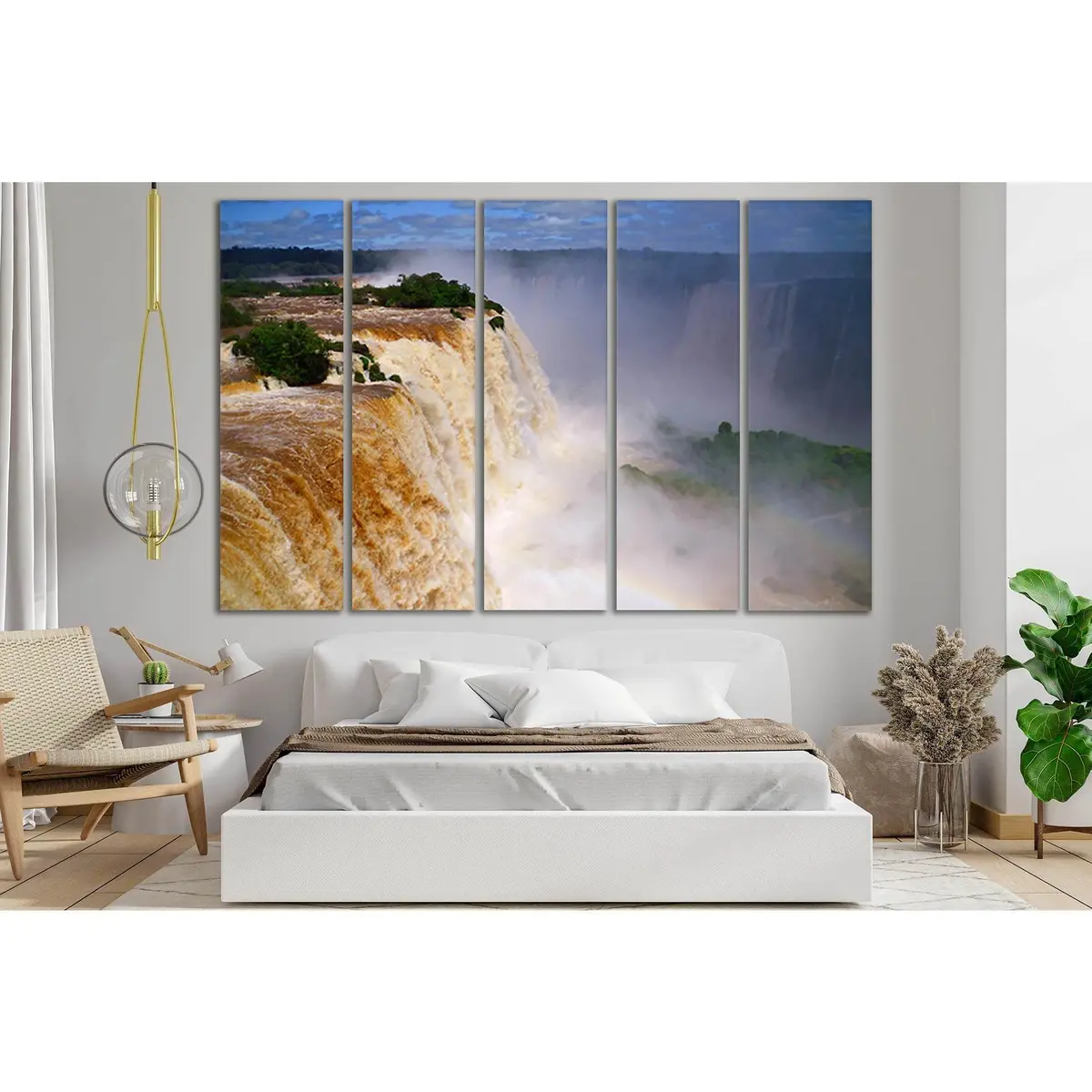 Iguazu Falls Brazil Canvas Print №SL445 – Ready-to-Hang Wall Decor - Image 3
