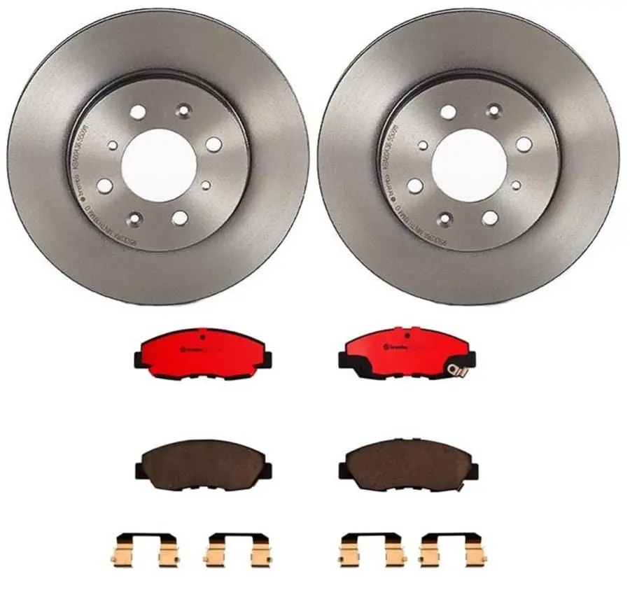 Brembo Kt00153 Disc Brake Pad And Rotor Kit – Premium Replacement Set 1
