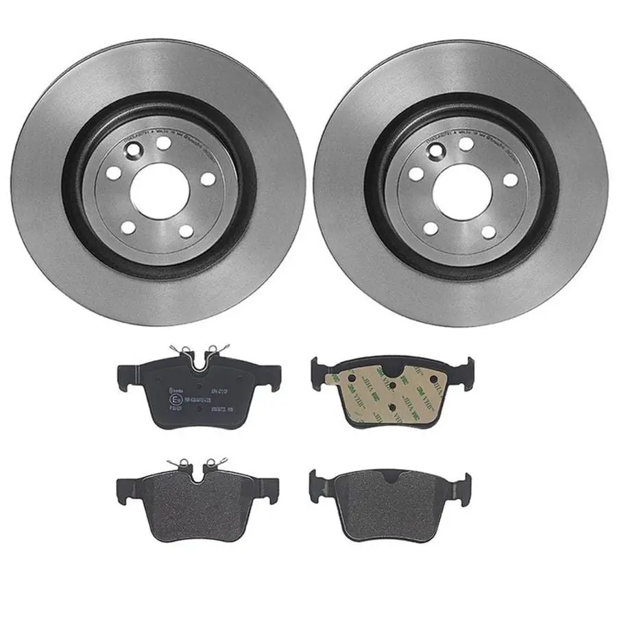 Brembo Complete Brake Kit – Disc Rotors & Ceramic Pads, Part Kt04334 1