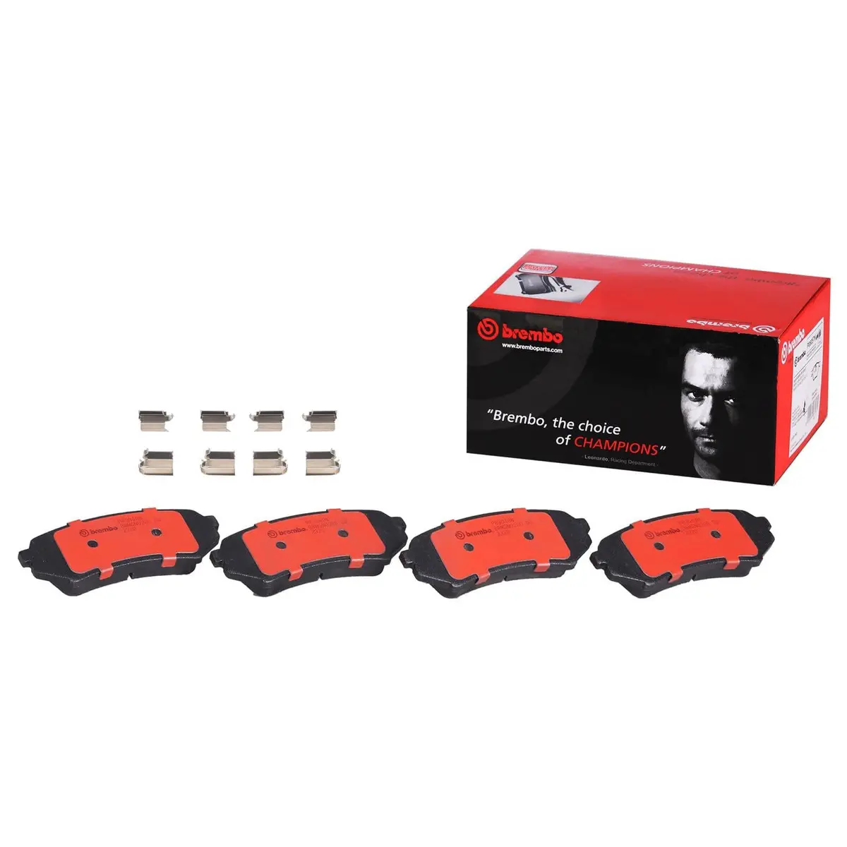 Brembo Nao Ceramic Brake Pads – Quiet, Low-Dust Performance (P83049N) 1