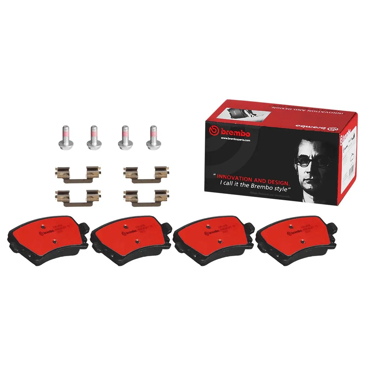Brembo Nao Ceramic Brake Pads – Quiet, Low-Dust Performance (P85095N) 1