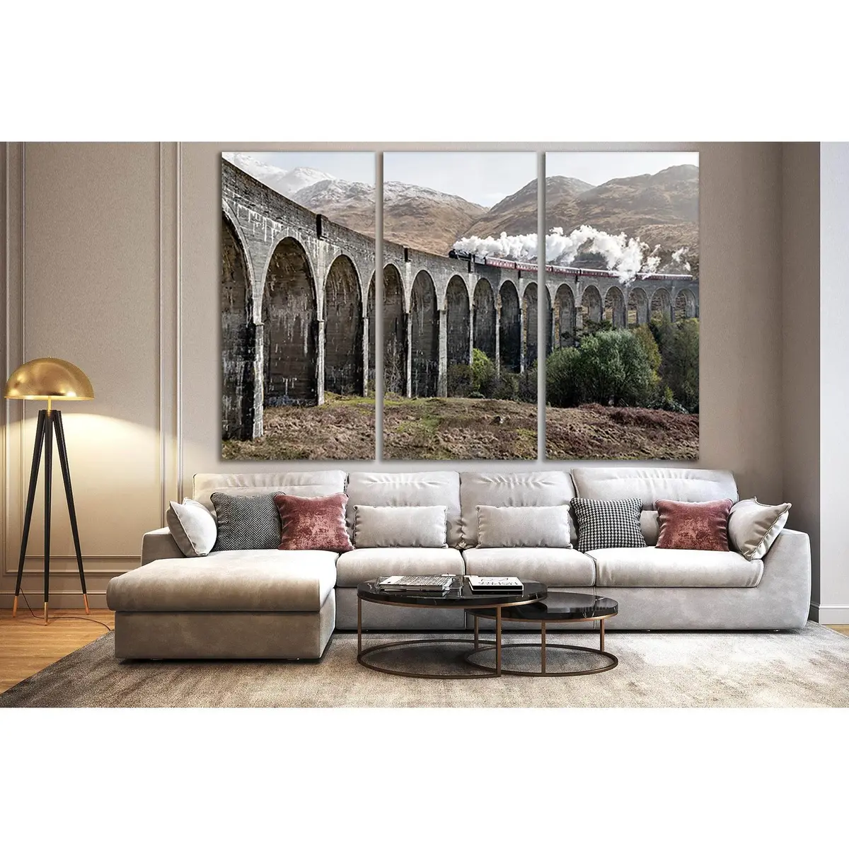 Bridges Glenfinnan Viaduct №Sl1106 Ready To Hang Canvas Print 5