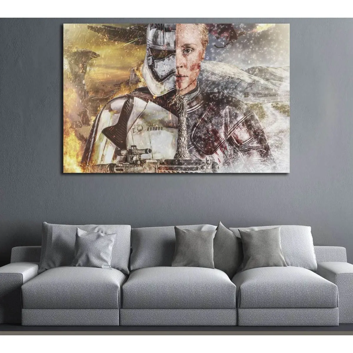 Brienne Of Tarth №3329 Ready To Hang Canvas Print 1