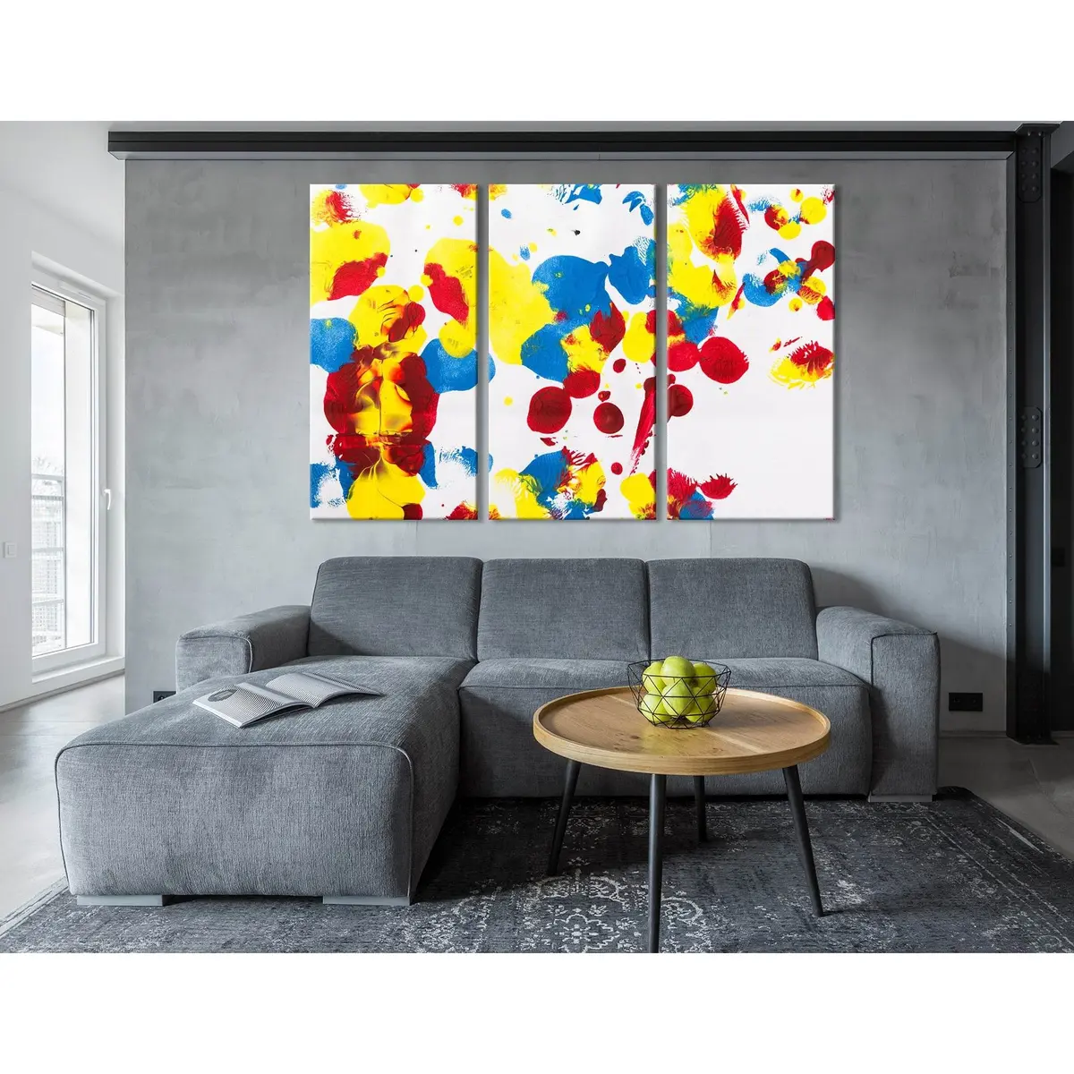 Bright Colorful Abstract №04388 Ready To Hang Canvas Print 5