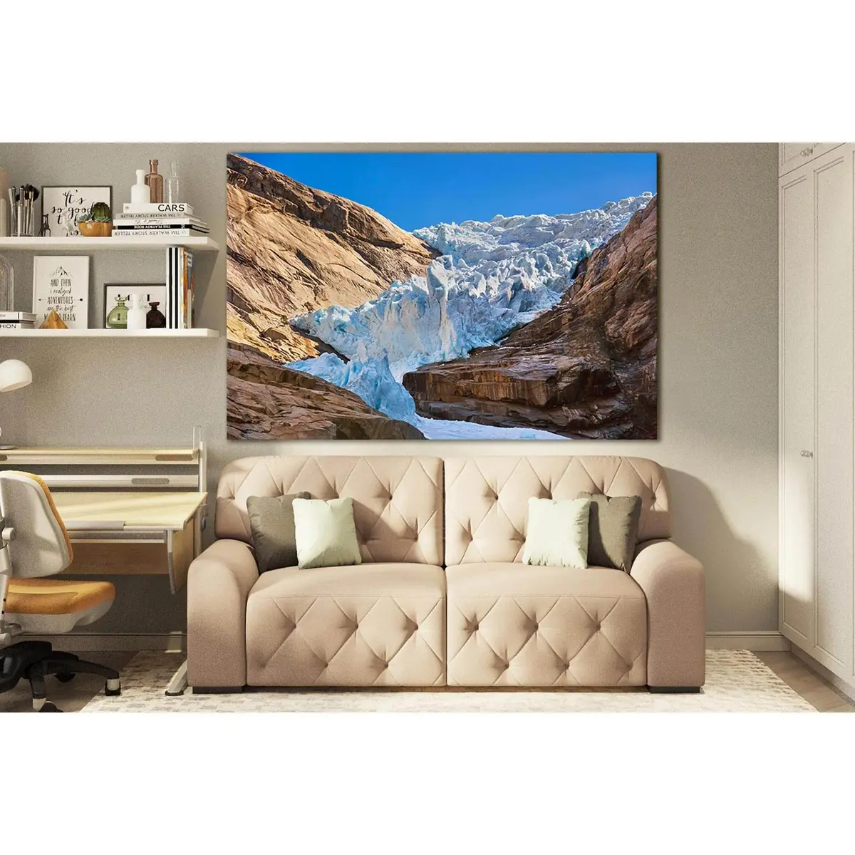 Briksdal Glacier Norway №Sl1353 Ready To Hang Canvas Print 2