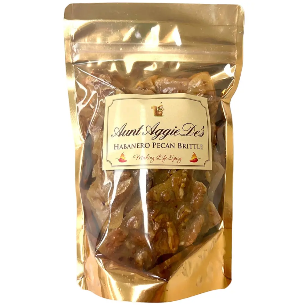 Aunt Aggie De's Habanero Pecan Brittle - 6 Oz. & 8 Oz. 1