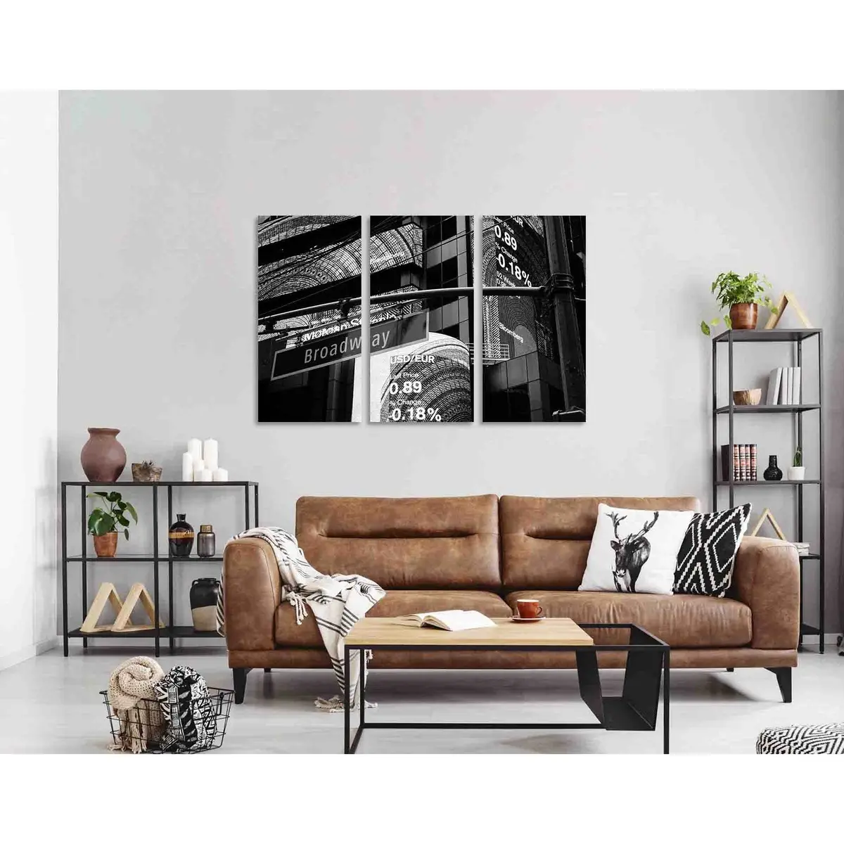 Broadway Street №D2821 Ready To Hang Canvas Print 5