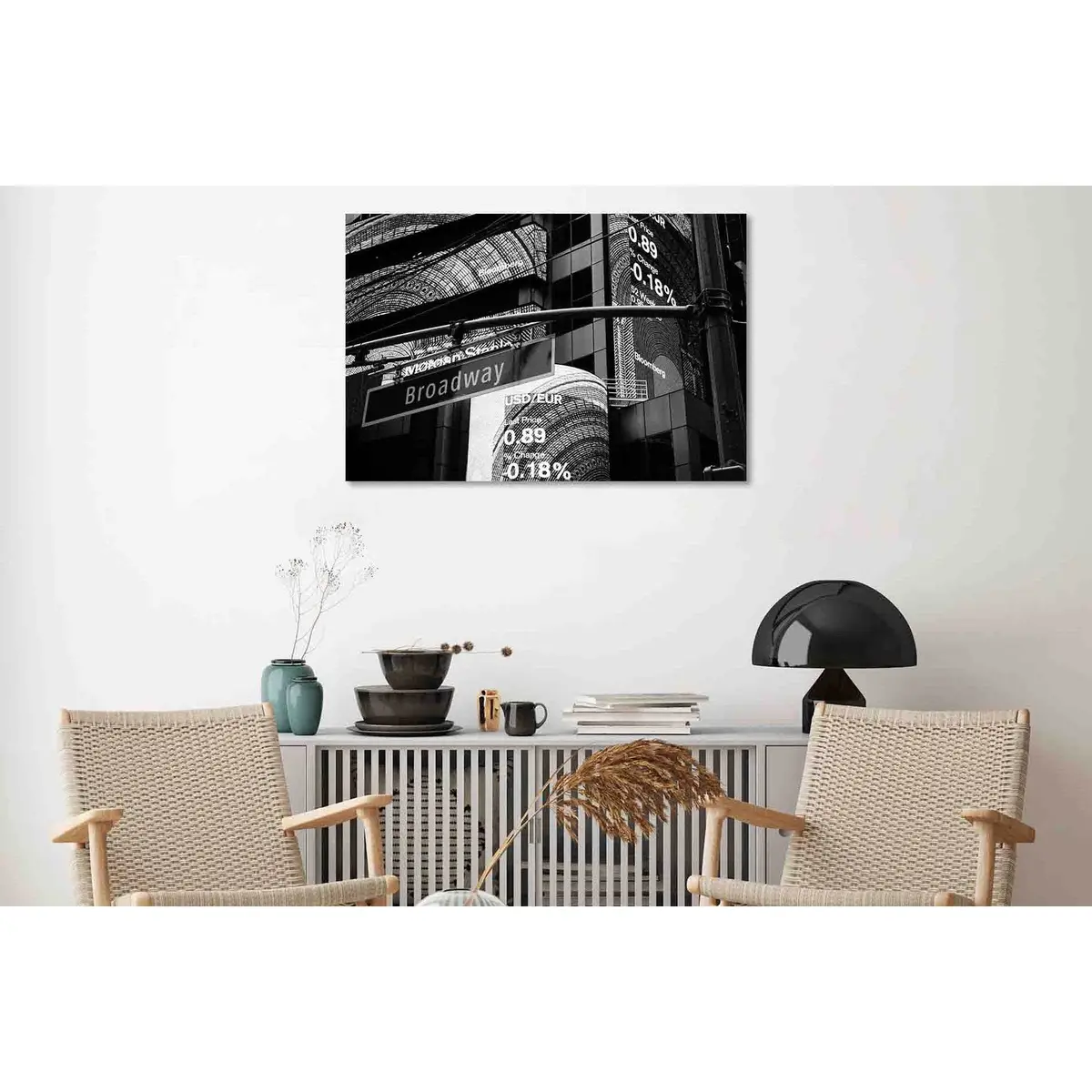 Broadway Street №D2821 Ready To Hang Canvas Print 1