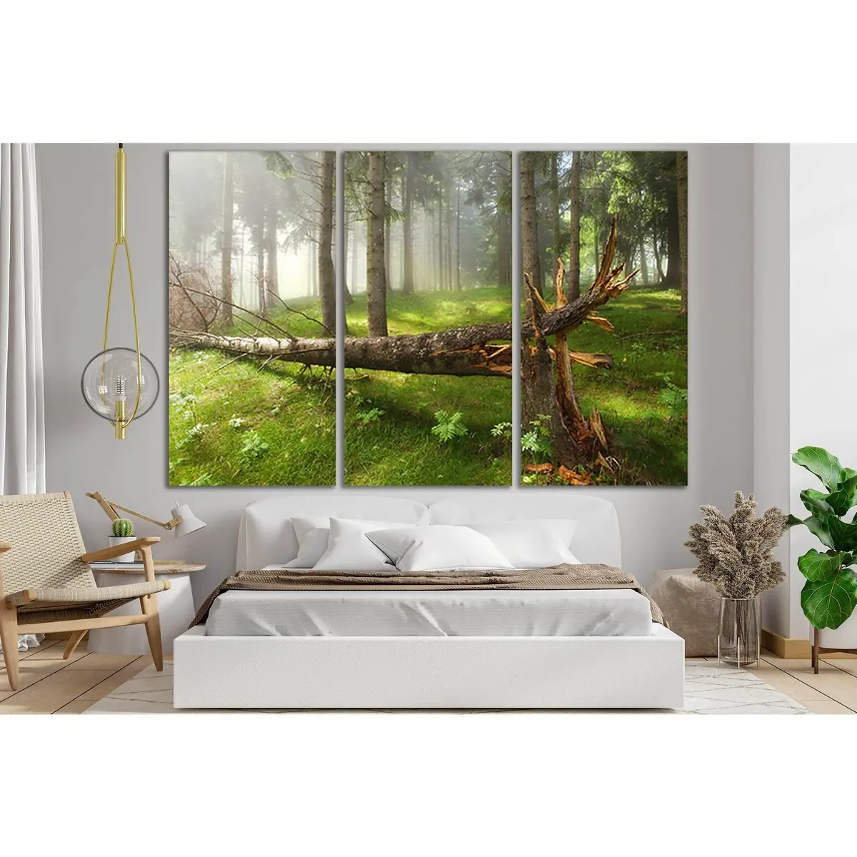 Broken Tree In The Forest №Sl798 Ready To Hang Canvas Print 5