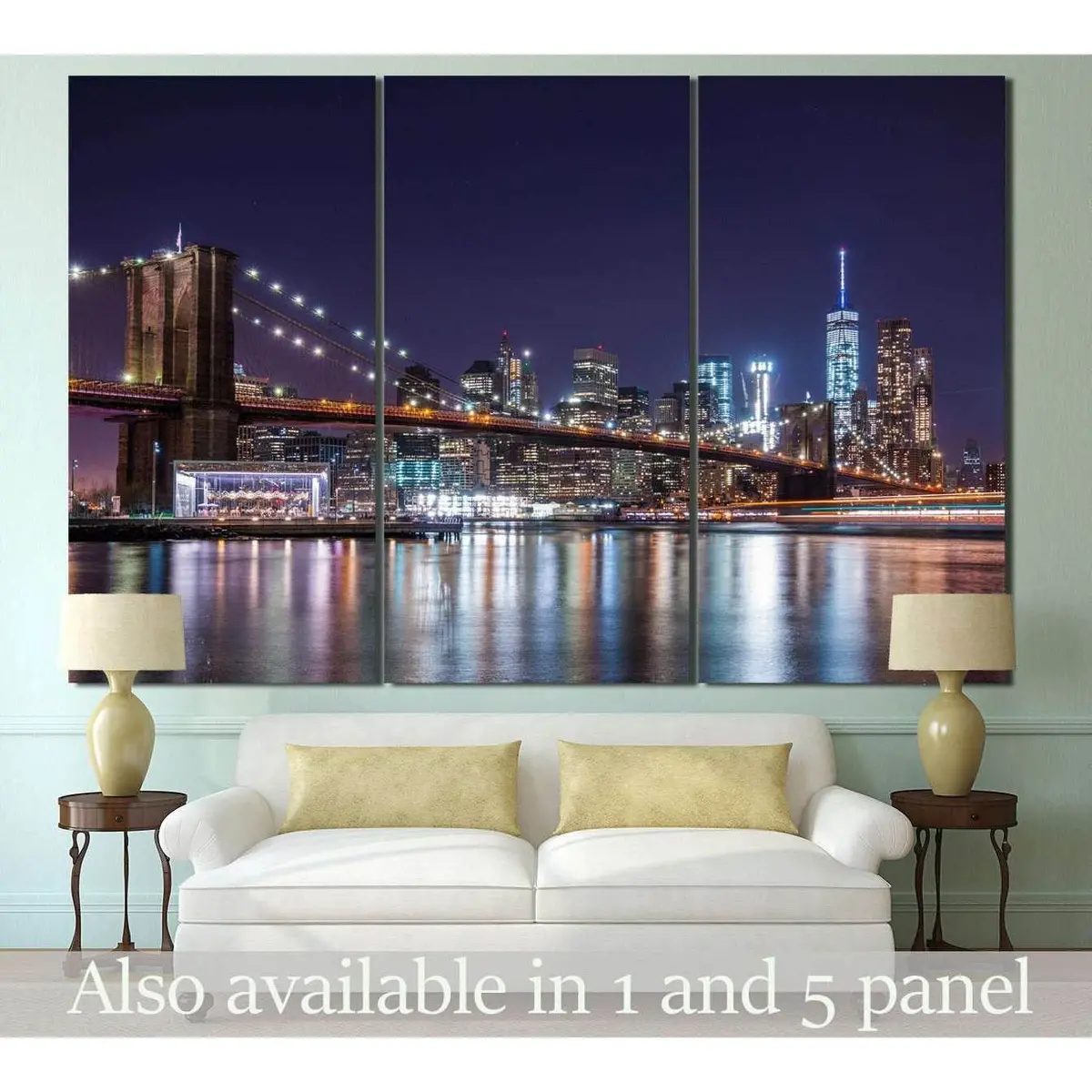 Brooklyn Bridge №120 Ready To Hang Canvas Print 5