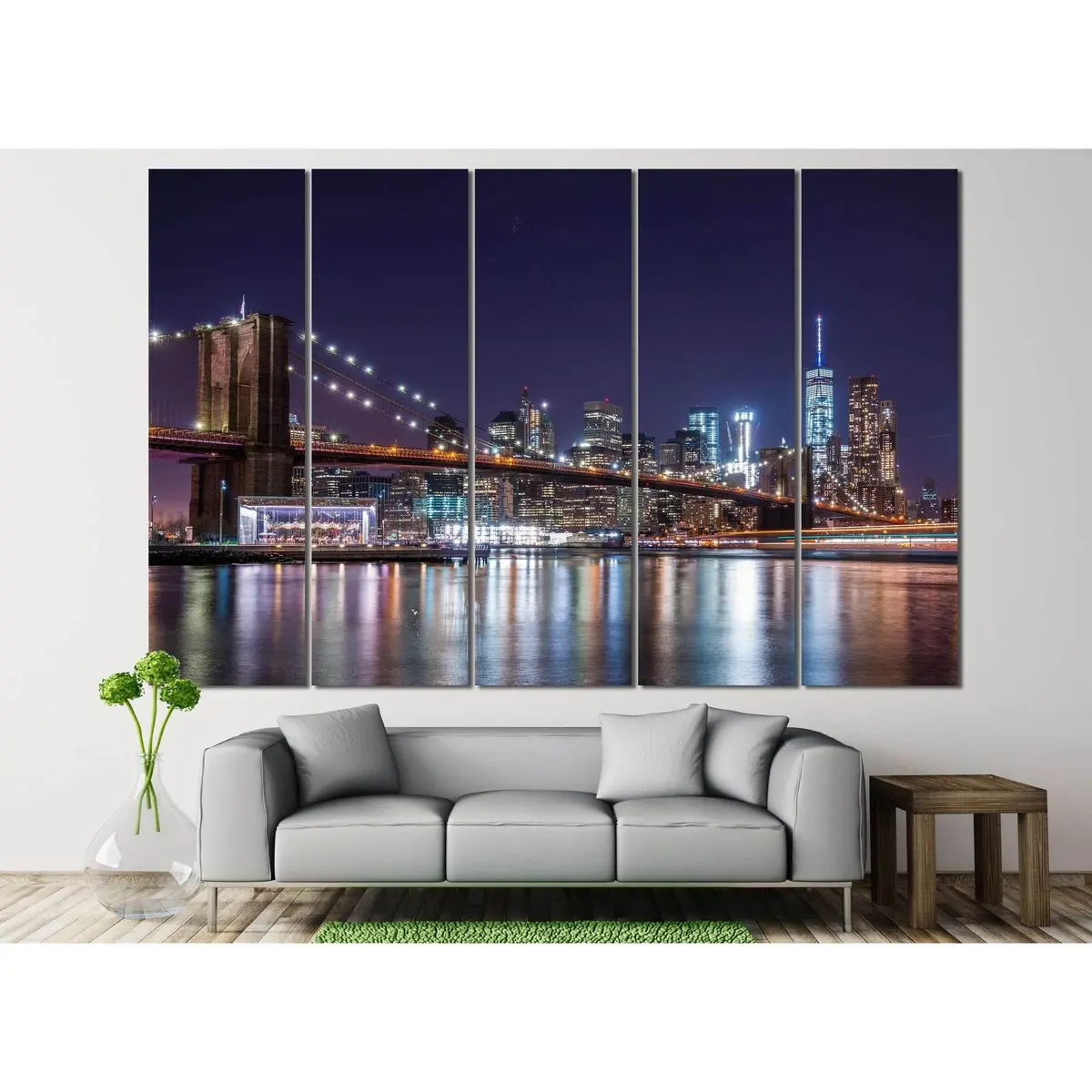 Brooklyn Bridge No. 120 Premium Canvas Wall Art – Ready to Hang - Image 3