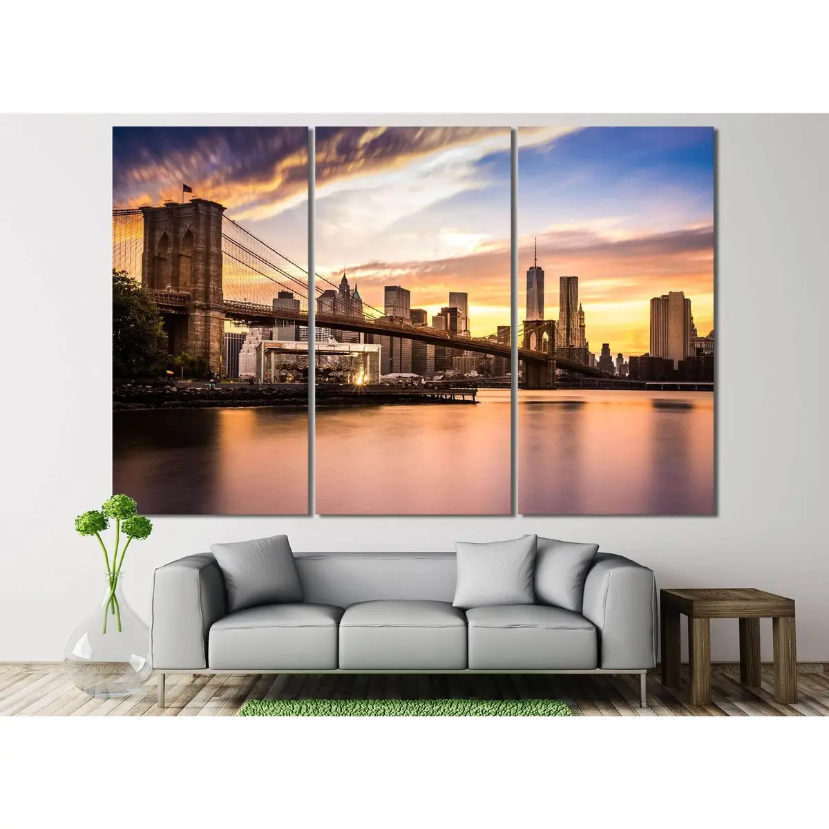 Brooklyn Bridge №124 Ready To Hang Canvas Print 5