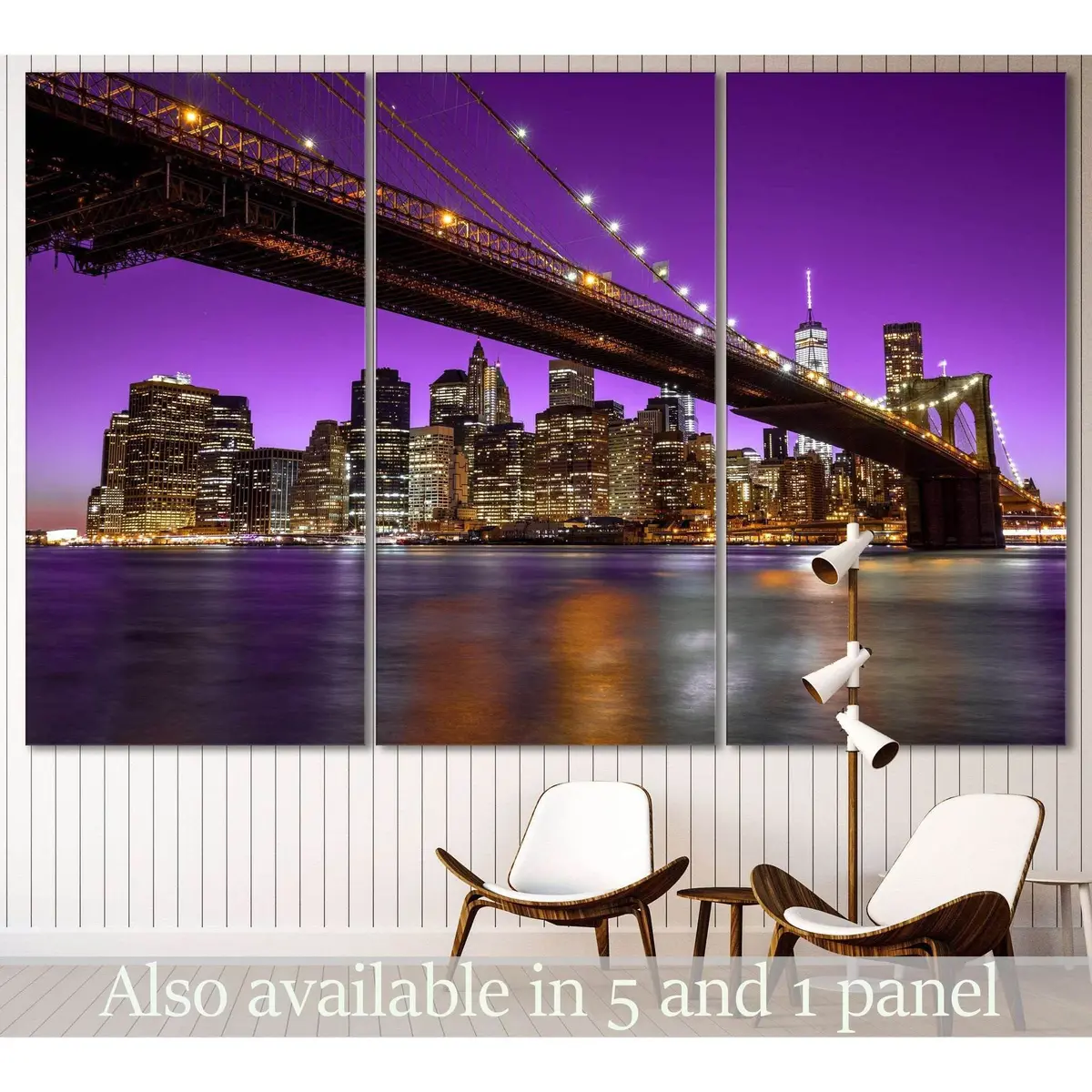 Brooklyn Bridge №3016 Ready To Hang Canvas Print 5