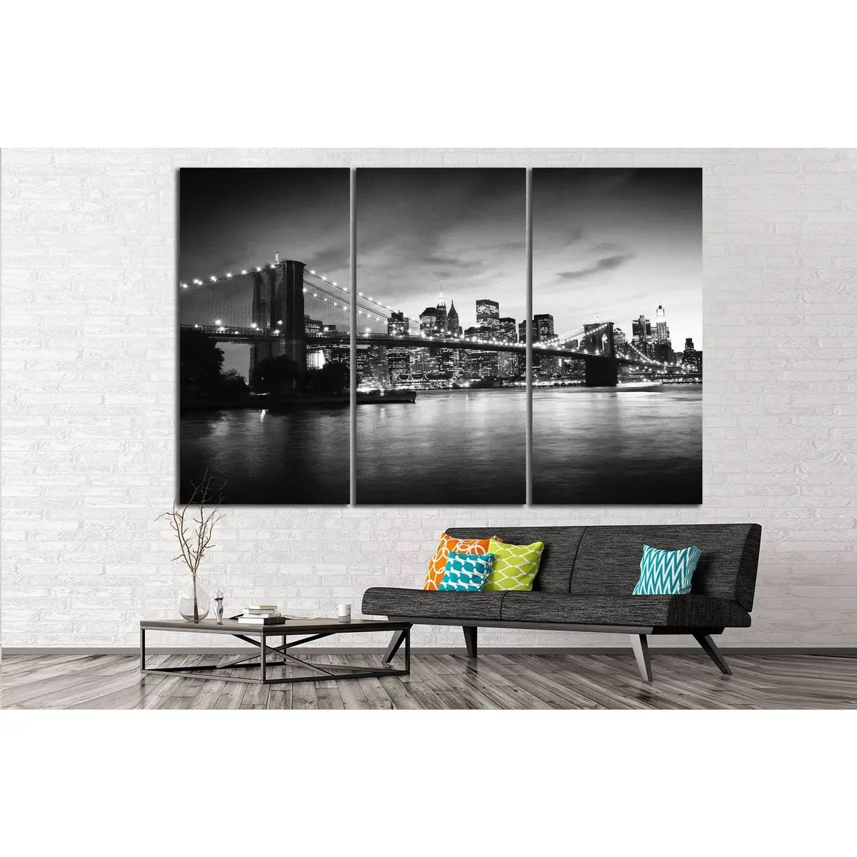 Brooklyn Bridge №775 Ready To Hang Canvas Print 5